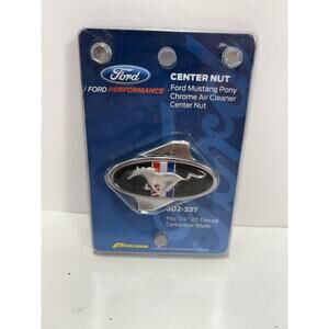 Proform Air Cleaner Center Nut, Mustang Pony Emblem, 1/4-20 Carburetor Studs